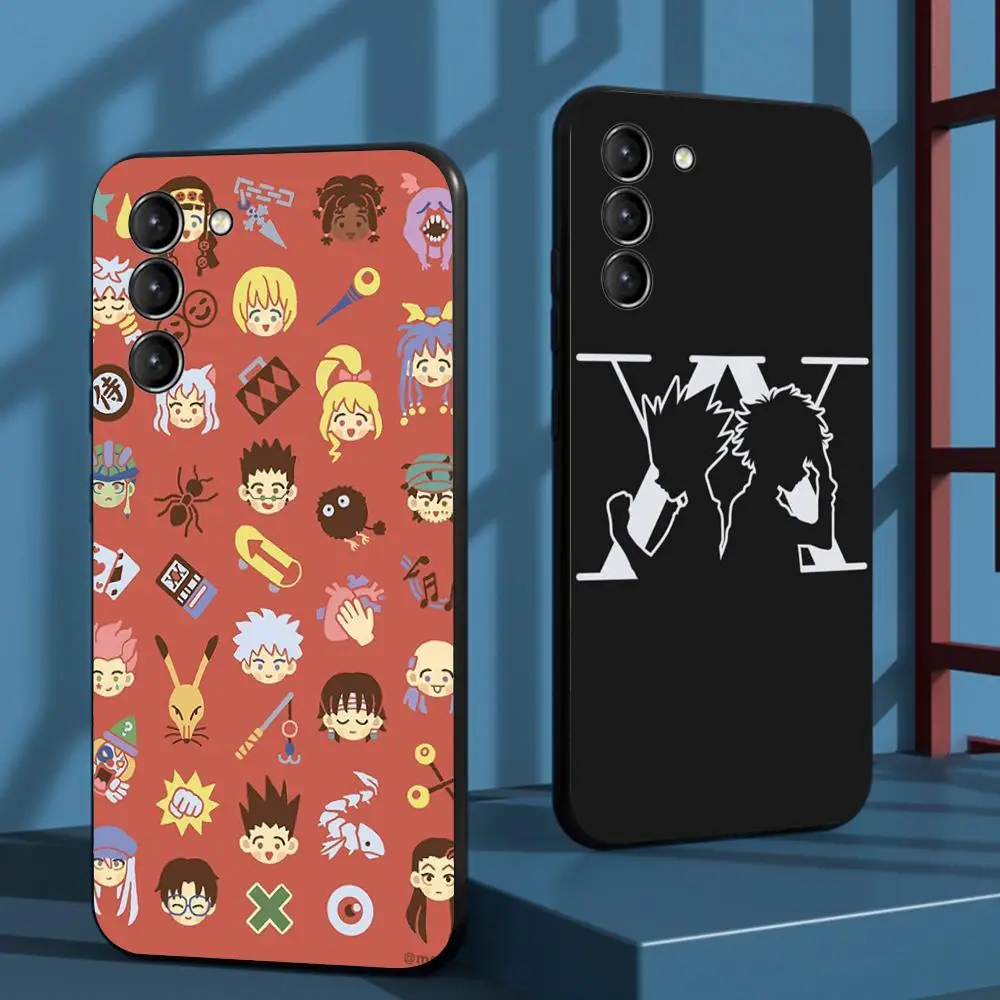 Чехол для телефона Hunters X Hunters Pop Anime design для Samsung Galaxy S25 S24 S23 S22 S21 S20 Plus Ultra Note20, мягкий черный