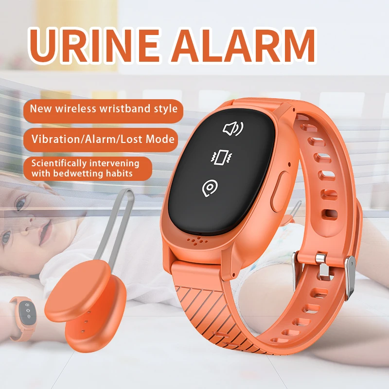 

2026 Urine Moisture Alarm Rechargeable Portable Vibrating Hand Worn Reminder Device Children Bed Wetting Wireless Alarm New