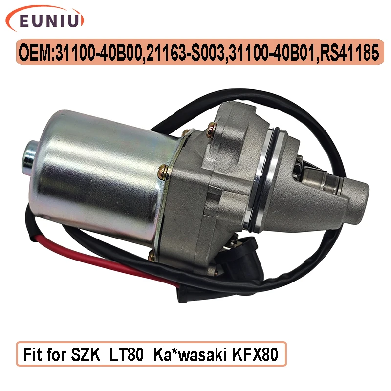 

Starter Motor For SZK LT80 Quad Sport 1987-2006 K*awasaki KFX80 2003-2006 Replaces 31100-40B00 31100-40B01 21163-S003 RS41185