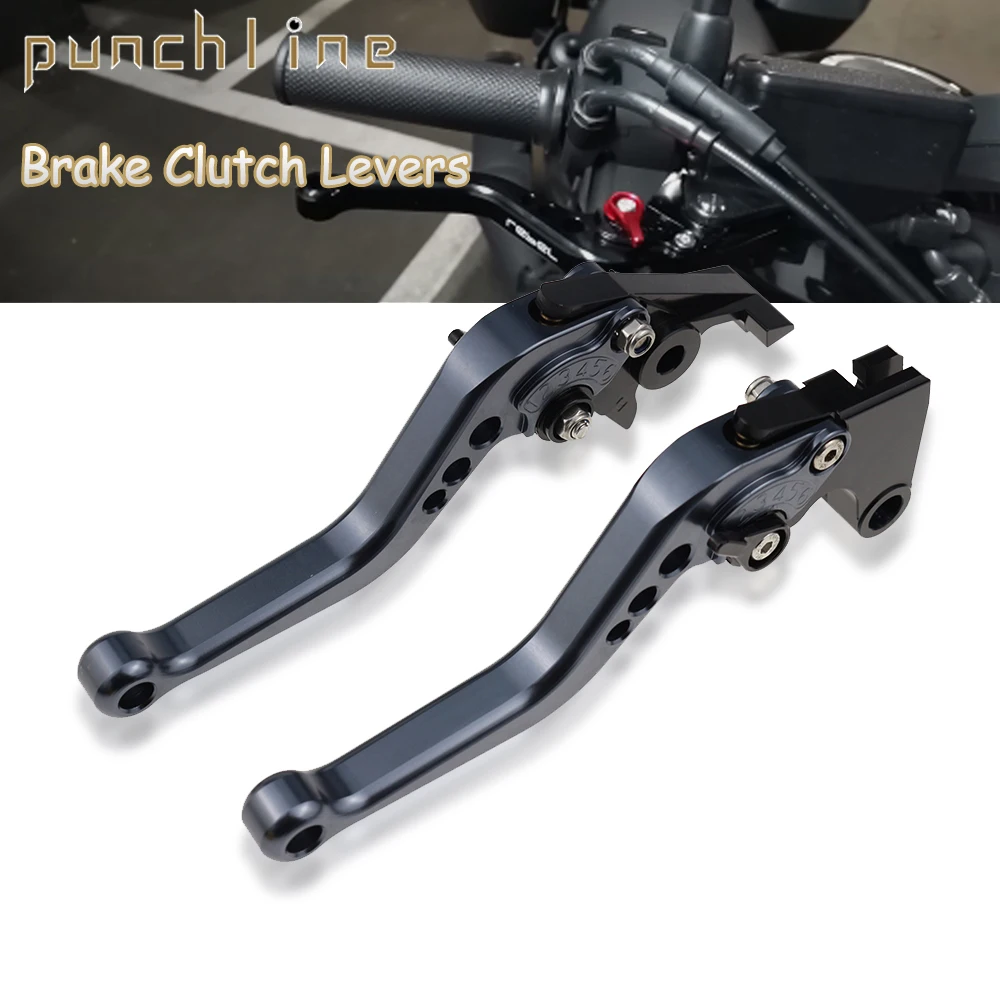 Fit GSXR600 GSX-R600 GSX-R 600 2004-2005 Clutch Levers For GSXR750 GSX-R750 GSX-R 750 Short Brake Handles