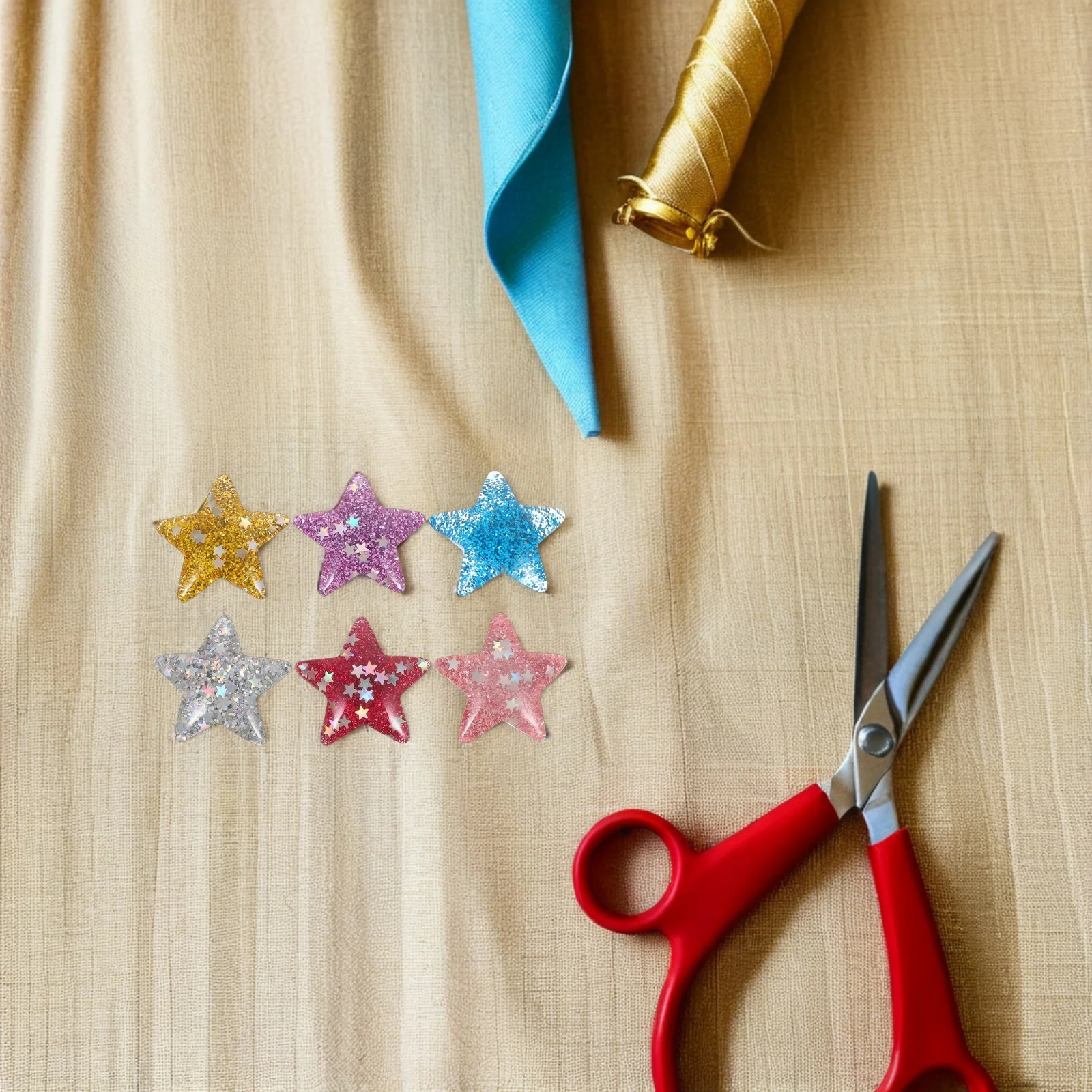 

6Pcs Diamond Paint Star Locator Tool Precise Positioning Wide Compatibility Secure Grip Simple Operation Portable Lightweight