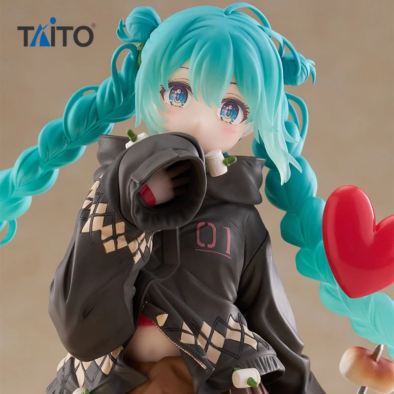 タイトー-初音ミク-ファッション-アウトドアver-pvc-18cm-アニメアクションフィギュアモデルコレクション玩具