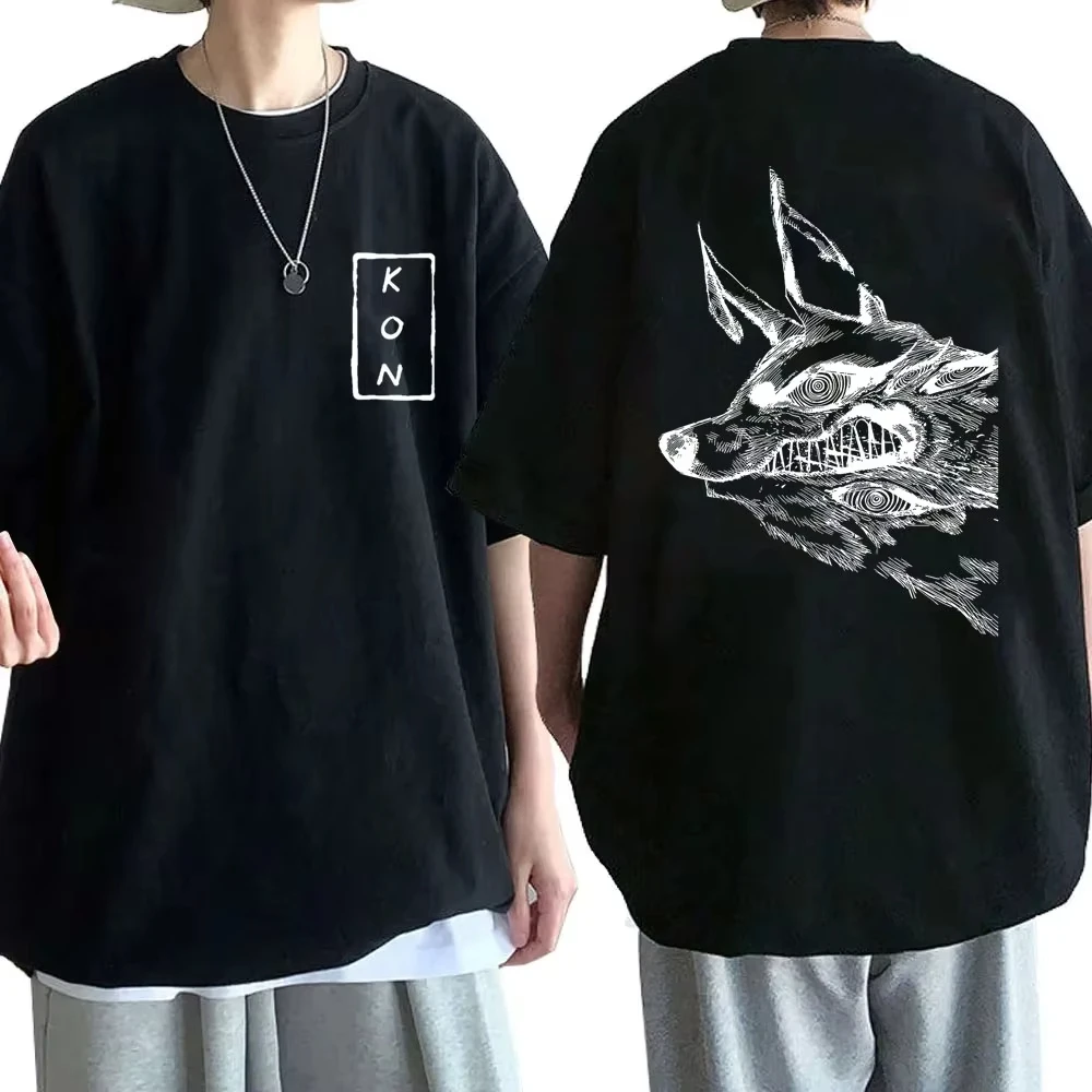Chainsaw Man Anime Hayakawa Aki Summon Fox Devil Kon Printed T-shirt Men's and Women's T-shirt Men's Top Sports T-shirt 2026 New