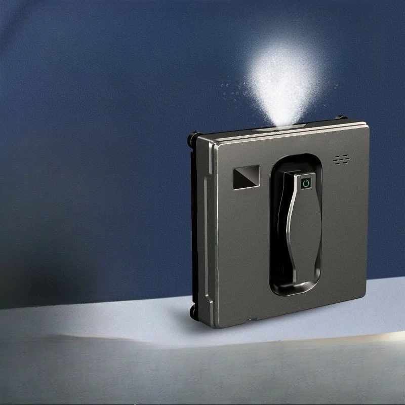High-rise intelligent window cleaning robot, remote control electric water spray window cleaning machine