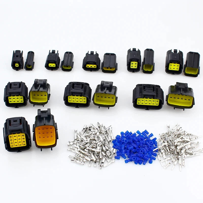 1 sets 1/2/3/4/6/8/10/12/16 Pin Auto 1.8mm Waterproof Connector Electrical Plug Truck Harness Socket for Denso