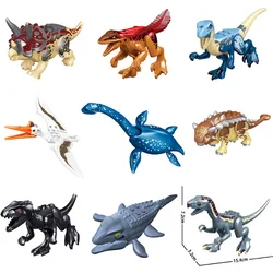 DIY MOC Building Block Snake necked sickle fire thief dragon tyrannosaurus pterosaur ankylosaurus Toys for Children Gifts