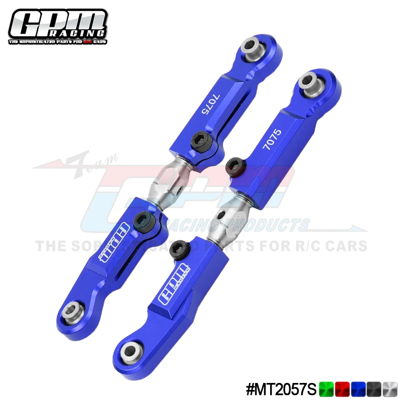 GPM Aluminum 7075+Stainless Steel Rear Camber Links For TEKNO 1/10 MT410 2.0 4X4