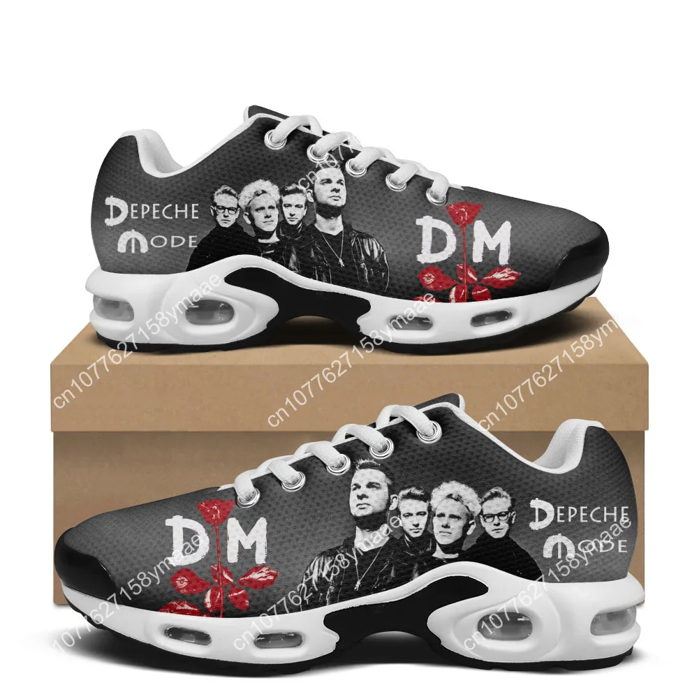 Depeche Rock Band Mode Air Cushion Sneakers Uomo Donna Adolescente Scarpe sportive da corsa leggere Sneaker in rete per il tempo libero personalizzata