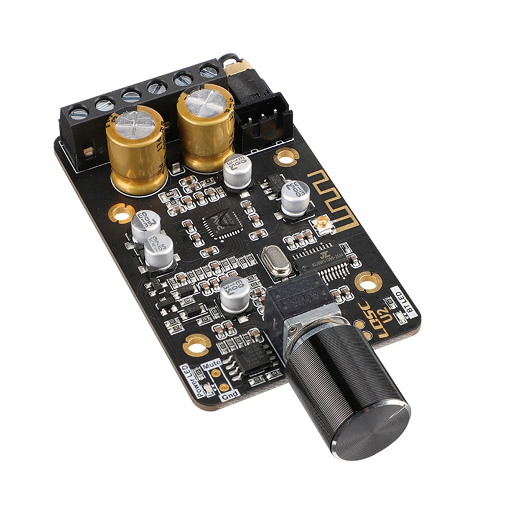

Bluetooth 5.0 Audio Receiver Decoding Amplifier Board USB Flash Drive TF Card Playback with Microphone Sound Box Modification