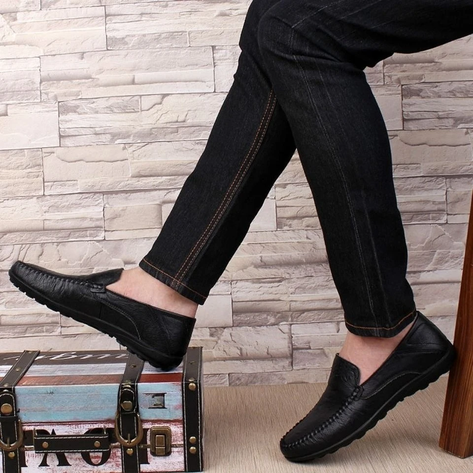 

Плюс Большой Размер Сетчатая Легкая Мужская Повседневная Обувь Однотонная Дизайнерская 45 Элегантная Роскошная Распродажа Низкая Цена Ретро На Туфлях Из Искусственной Кожи для Мужчин