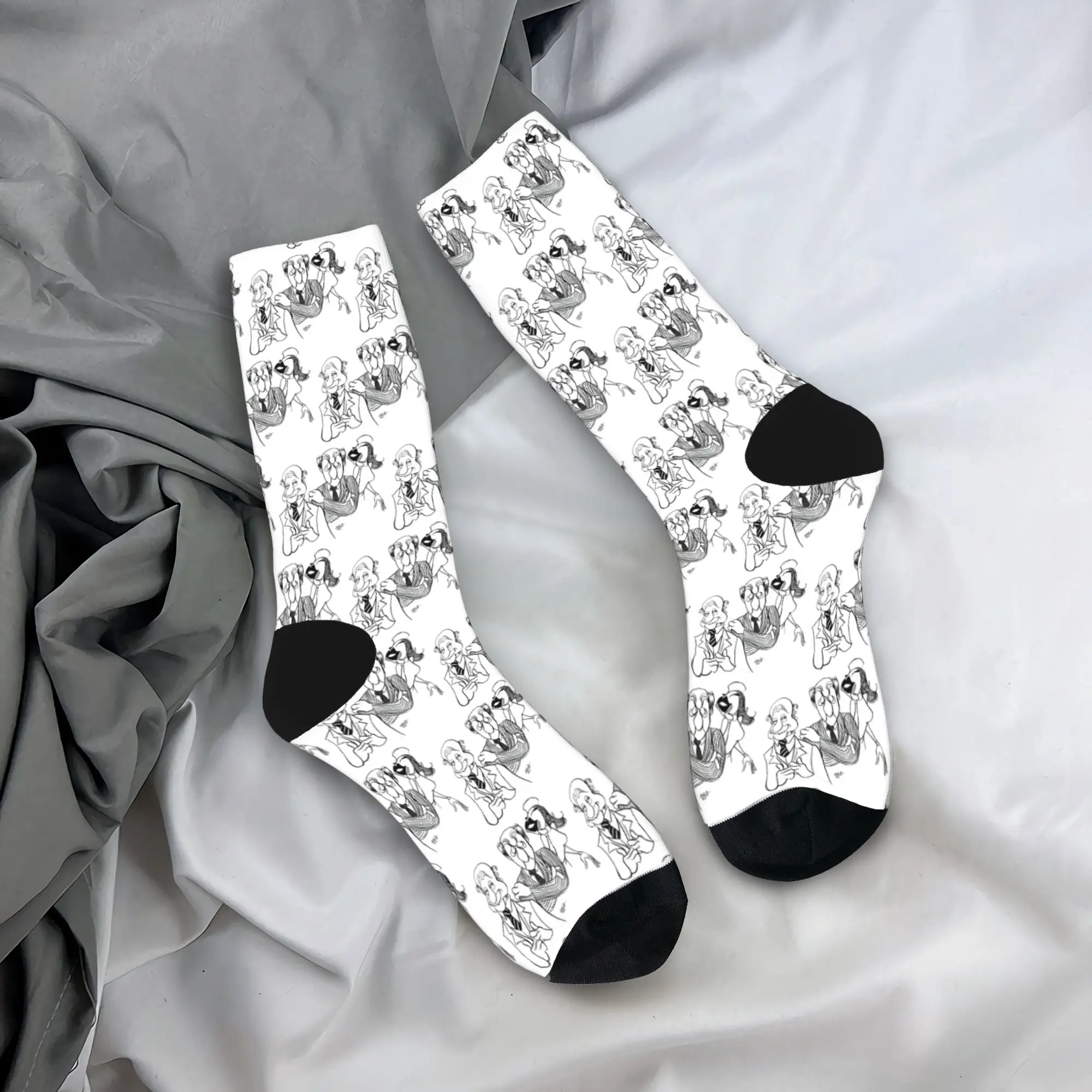 Statler and Waldorf Socks  Design Stockings Non-Slip Women Men Socks Comfortable Autumn Casual Outdoor Socks