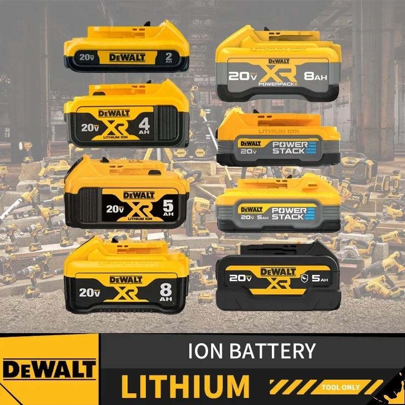 DEWALT DCB204 Lithium Ion Battery Pack 20V For DEWALT Cordless Power Tools 4.0AH