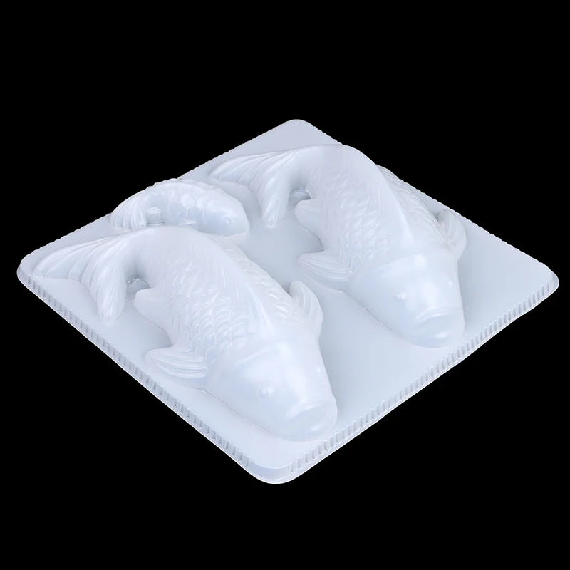 1PC Creative 3D Koi Carp Silicone Cake Molds Soap Making Mold Chocolate Ice Cream Mould DIY Handmade Cake Baking Tools