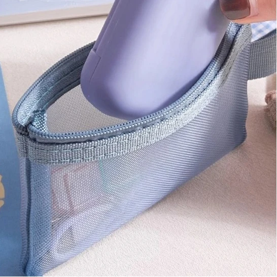 Mini Zipper Mesh Storage Bag New Coin Purse Small Square Mesh Coin Purse Travel Storage Carry Pouch With Zippered