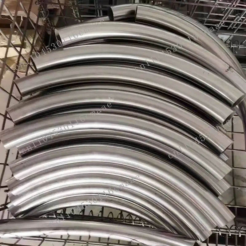 304 stainless steel large arc elbow 90 degree large R welded pipe elbow manufacturer customization