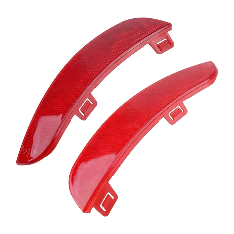 

1 Pair Car Rear Bumper Reflector Light Lens Left & Right For Volvo S40 V50 2008-2012 30763345 30763346-A28K