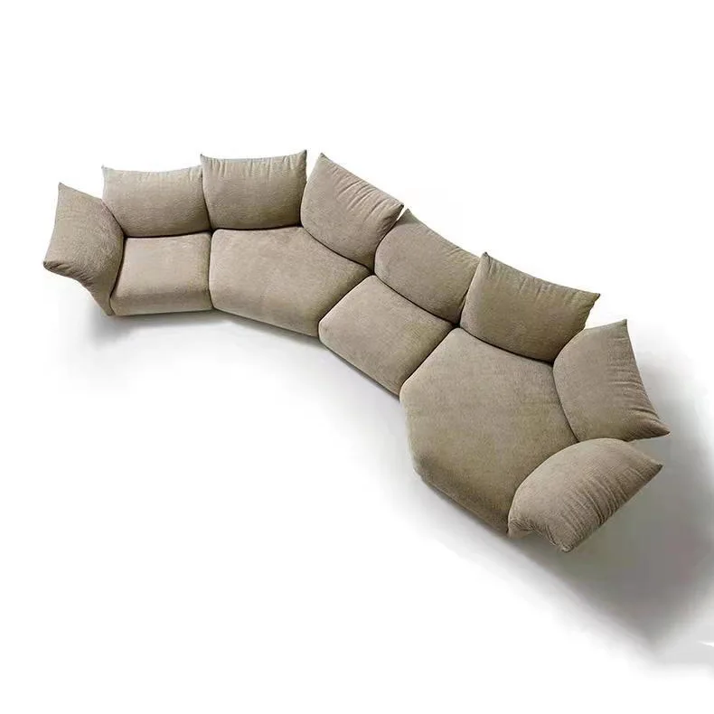 

Petal sofa, designer villa living room special shaped high end fabric sofa