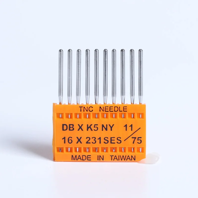 10pcs Taiwan TNC Needles DBXK5 DBK5 DB*K5 DB*K5NY  9 10 11 12 14 Industrial Computer Embroidery Machine Needle