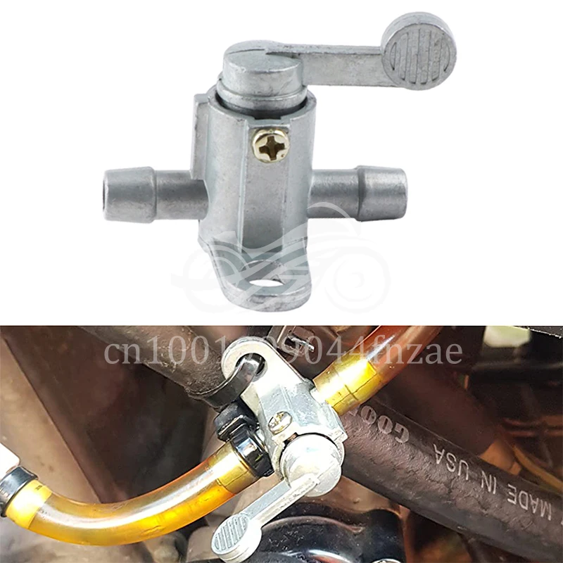 8mm 5/16'' Inline Motorcycle Fuel Tank Tap On/Off Petcock Switch For Dirt Bike ATV Quad Buggy