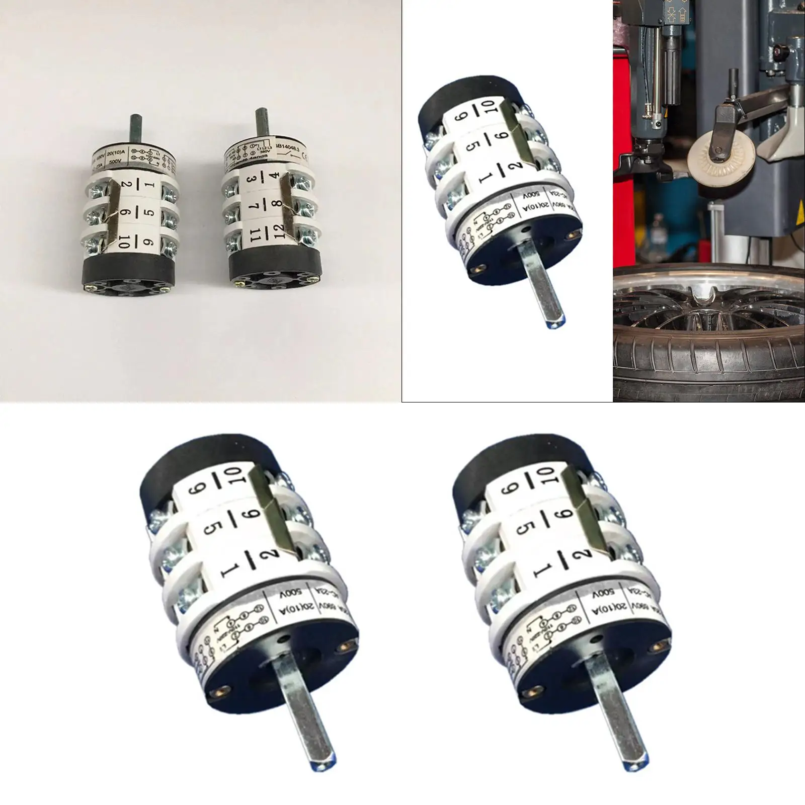 

Переключатель для шиномонтажного станка 20А, прямого/обратного хода, металлический, прочный, для управления двигателем оборудования по замене автомобильных шин