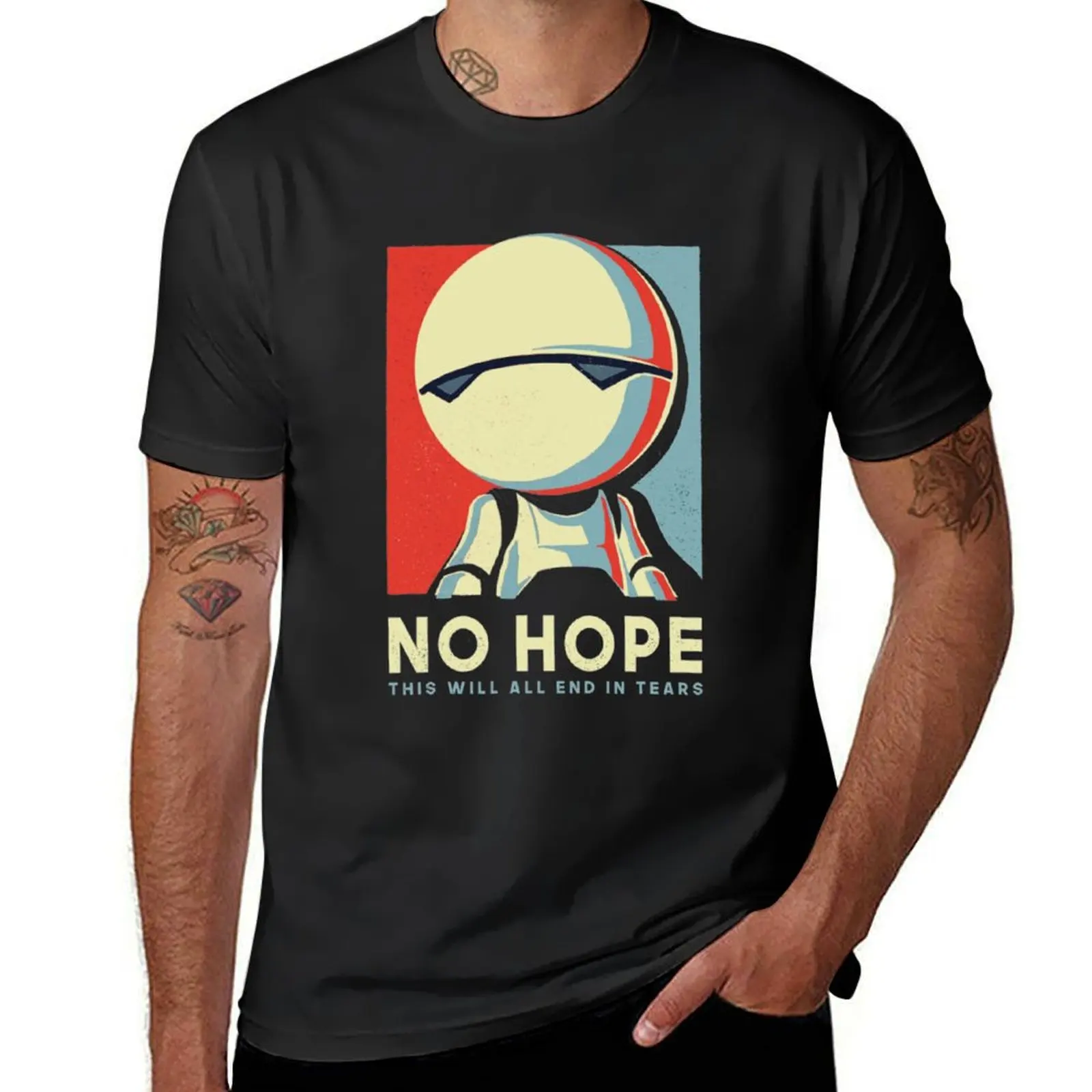 NO HOPE HITCHHIKER T-Shirt heavyweights sports fans mens graphic t-shirts funny