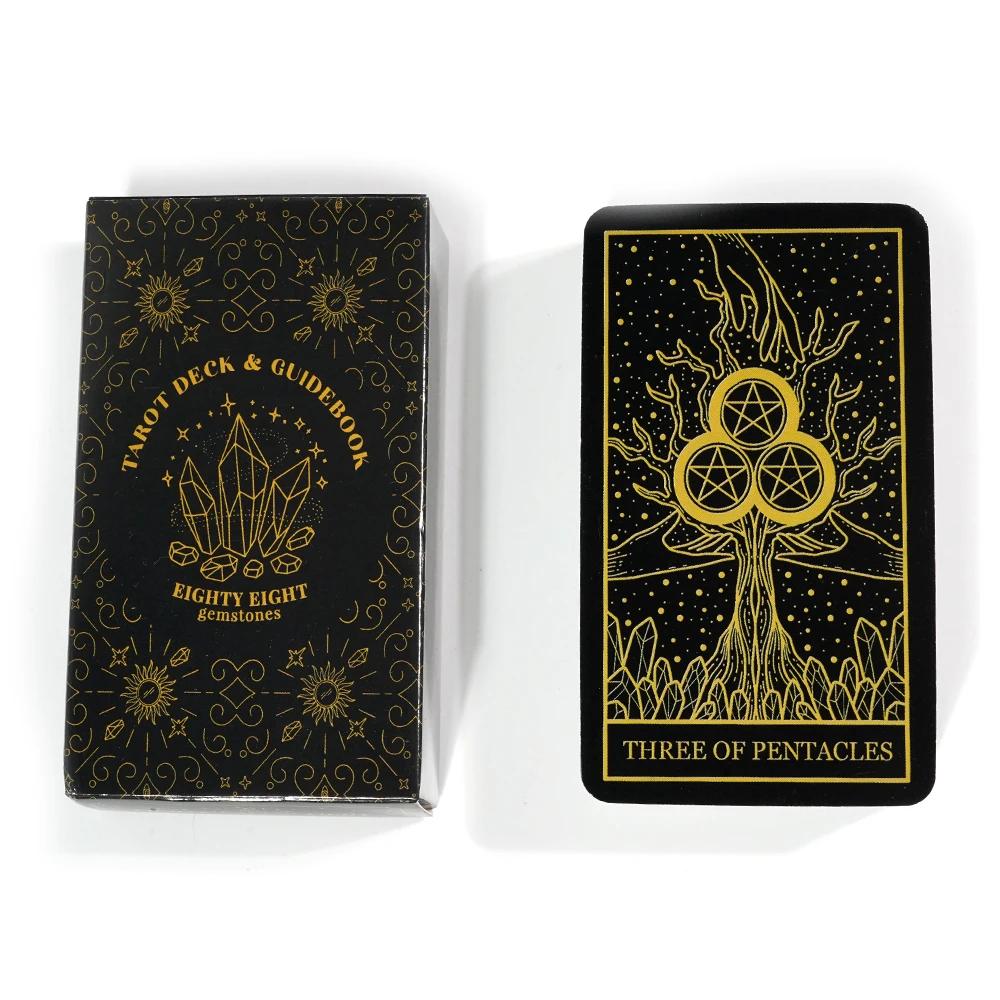 بطاقات التاروت الأسود للمبتدئين ، دليل العرافة ، العرافة الواسعة ، ثمانية وثمانين معجزات ، العرافة الكبيرة ، الأسود #3