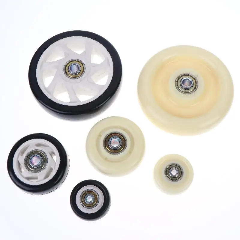 Replacement Caster Wheels Wear Resistant Heavy-Duty 1 Set Multi 1.5/2/2.5/3/4/5 Inch Sizes for Moving Cart Workshop Use