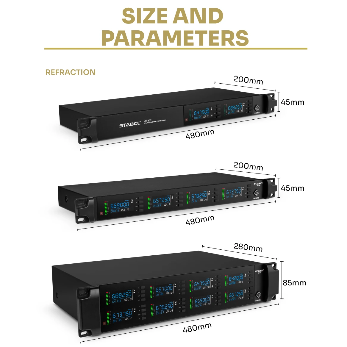 8 Channel Mic Long Range Professional Conference Microphone Handheld 8 Channel UHF Wireless Microphone System