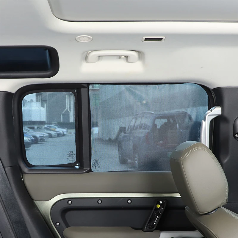 For Land Rover Defender 110 Edition 2020+ Magnetic Car Sunshine Side Window Mesh Curtain Sun Protection Hot Sun Visor 10pcs