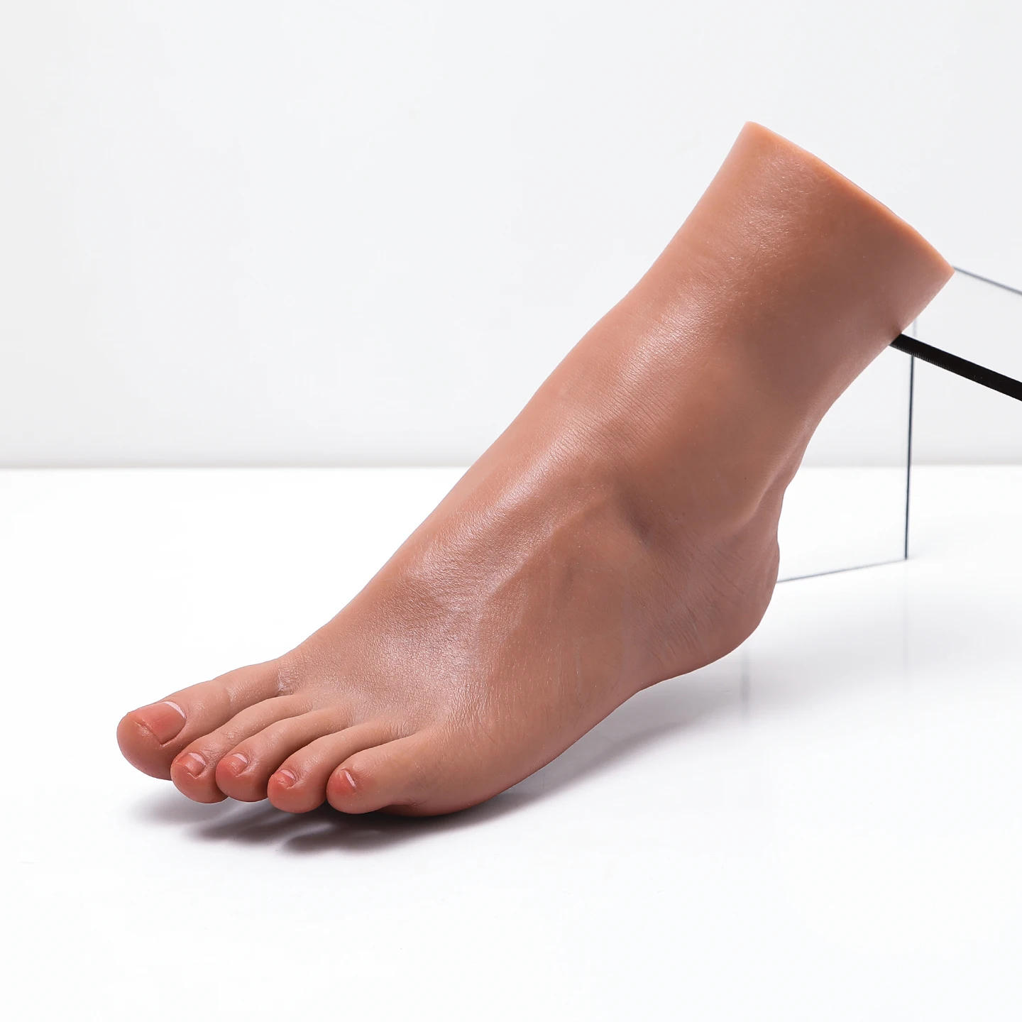 

Simulation Female Silicone Foot Model Mannequin Fake Feet Props Shoes Sock Jewelry Display Medical Painting Salon Art TG41 1Pcs