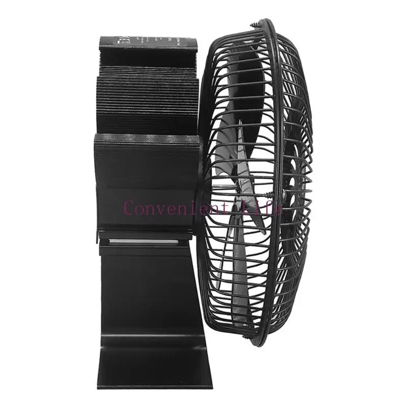 L1EE 5-Blade مروحة موقد تعمل بالطاقة الحرارية لسجل الخشب صديقة للبيئة أكبر تدفق الهواء المنزل الموقد مروحة كفاءة توزيع الحرارة #1