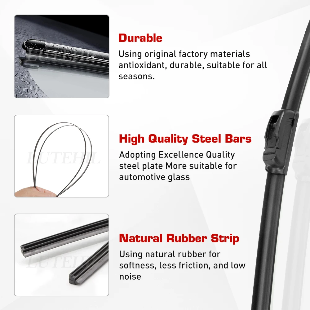 ممسحة لهوندا CRV MK2 2002-2006 2003 2004 2005 شفرات أمامية للزجاج الأمامي فرشاة نافذة 21 "+20" #6