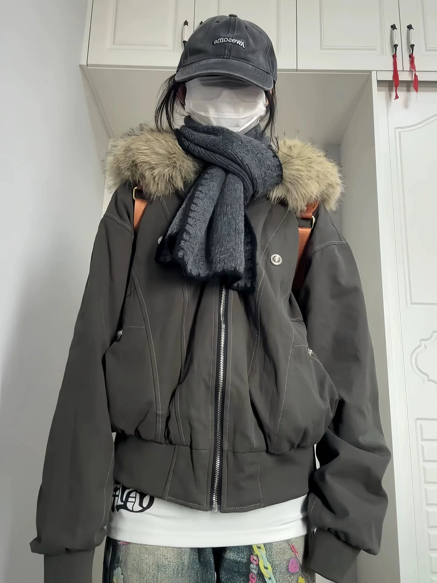 

Parkas Yellow Womens Fall Medium-Long Buckle Exquisite Simple Drawstring Adjustable Turtleneck Coatwindbreaker Grid Female Gym