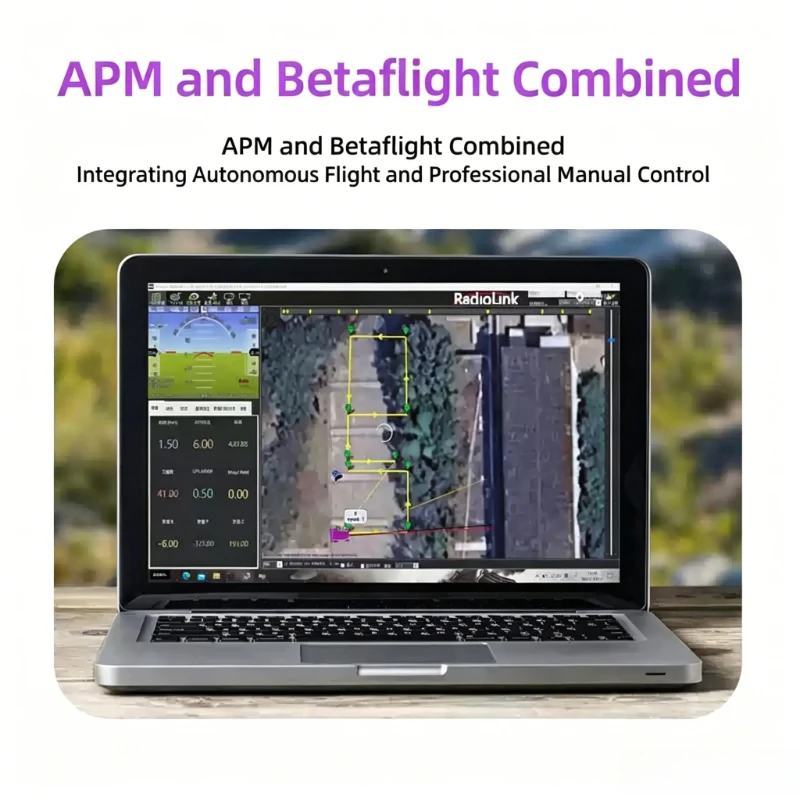 Radiolink CrossRace Pro Flight Controller Stack for Multirotor, Digital/Analog VTX Plug-and-Play FPV Drone