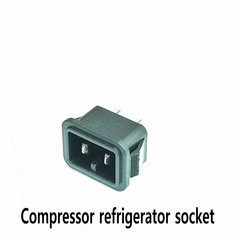 

Car refrigerator compressor power socket, female socket with fixed screw hole DC power cord socket