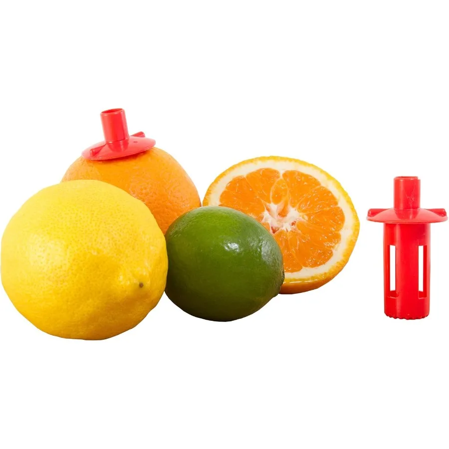 

Kitchen + Home Citrus Tap Portable Lemon Lime Juicer Orange Citrus Spout and Jalapeño Corer 3 Pack