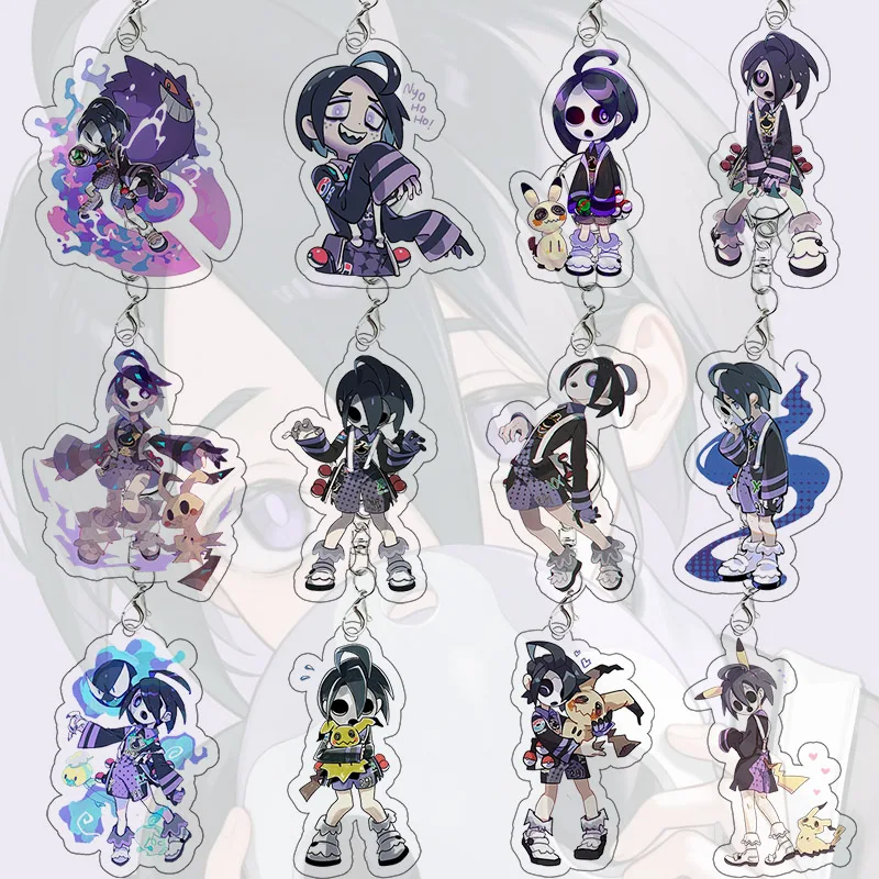 

Allister Gengar Acrylic Keychain Pendant Backpack Anime Cartoon Hanging Ornaments Kawaii Keyring Best Friend Birthday Gift