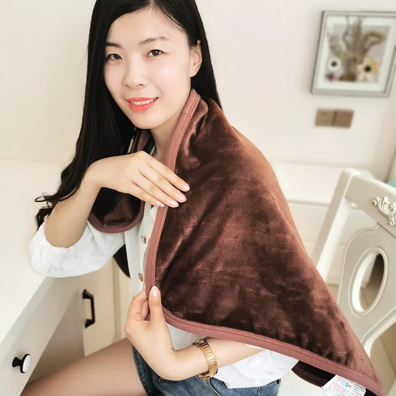 European trade code 230V heating blanket warming blanket shawl knee pad leg cap electric blanket office blanket cross border