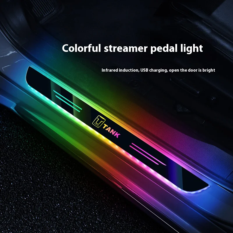 Car LED Wireless Threshold Light For Tank 300 Tank 500 Tank 700 Hi4T Hi4Z Automotive Threshold Light interior Accessories