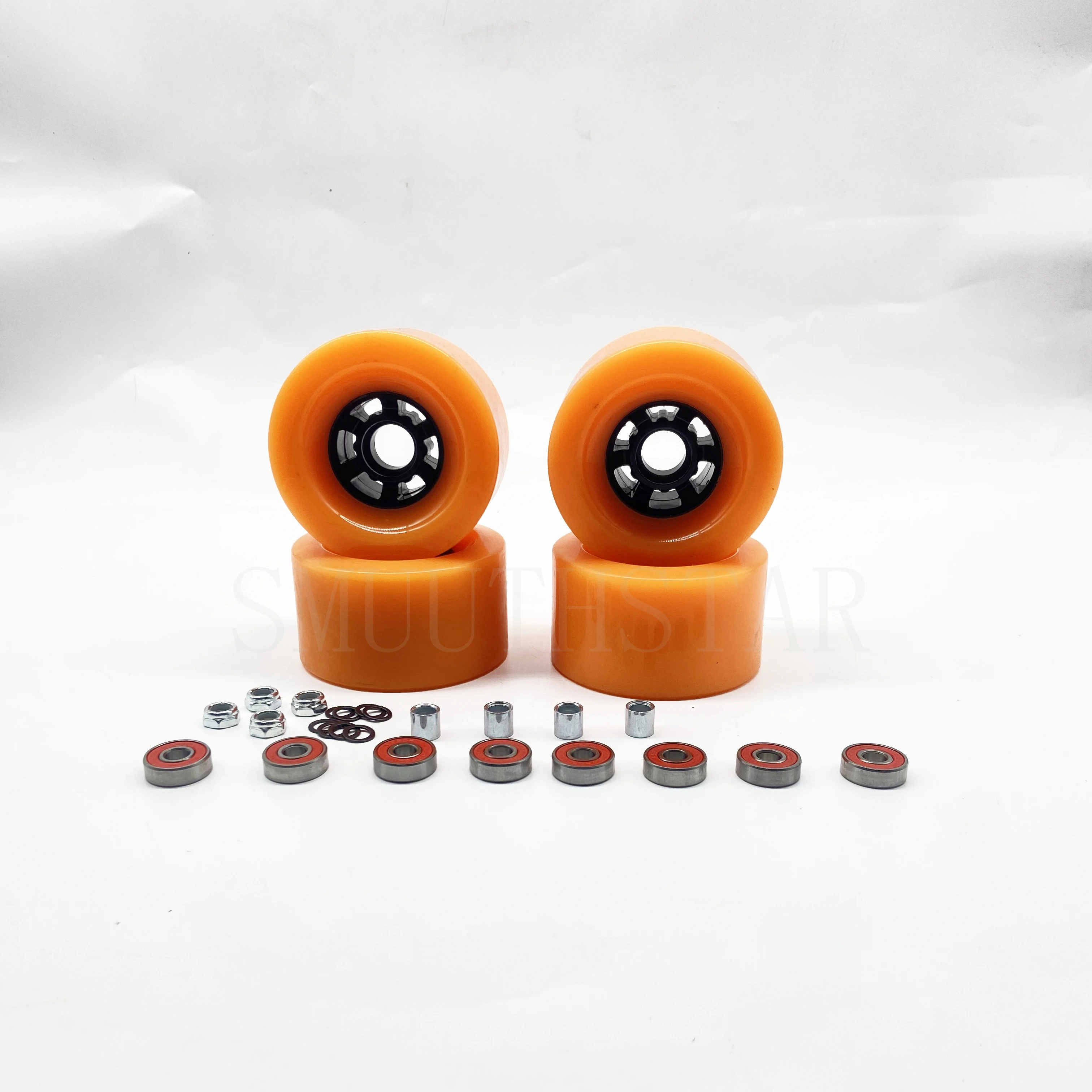 New Arrival 78A 90mm 83mm electric skateboard wheels or Longboard Wheels With Bearings Black Orange Green Color PU Wheels