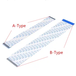 10Pcs Flat Flexible Cable FFC FPC LCD AWM 20624 80C 60V VW-1 FFC-0.5MM 16/20/22/24/26/28/30/32/36/34/40/45/50/54/60 Pin