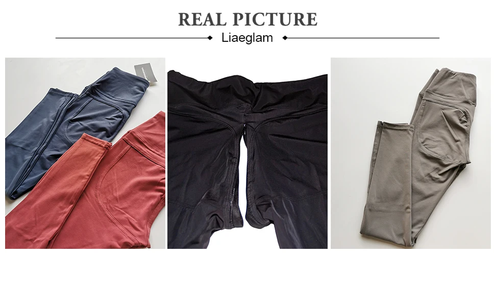 Pantalon de Yoga grande taille avec fermeture éclair Invisible, Leggings Sexy taille haute, pantalon serré pour femmes