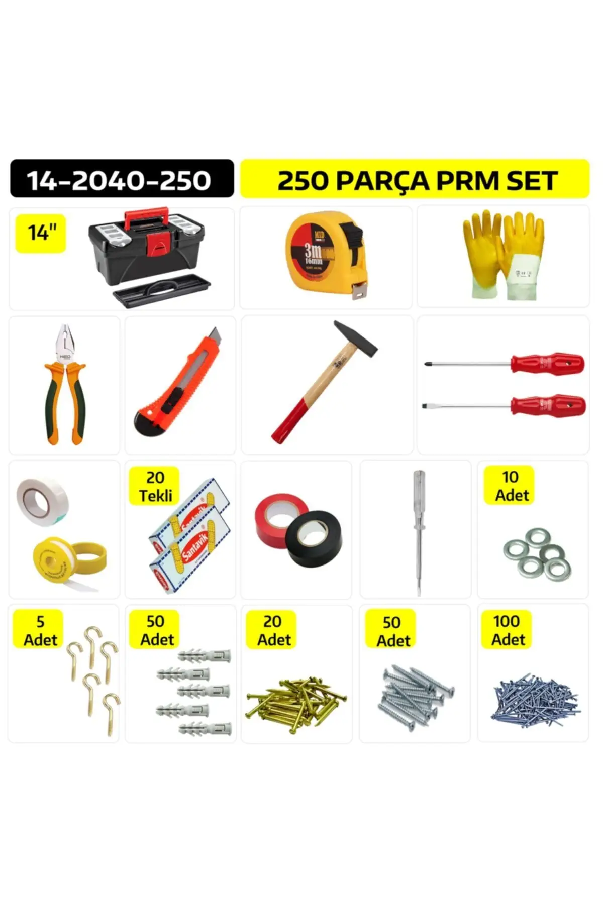 250 stück Voll Geladen Werkzeug Tasche, multifunktionale, schnelle und sichere lieferung mit hohe zufriedenheit garantieren 2022 trend modell