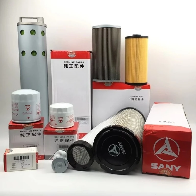Engine Component: Oil Filter 1000442627, Suitable for Sany Excavator Engines (Weichai WP7)