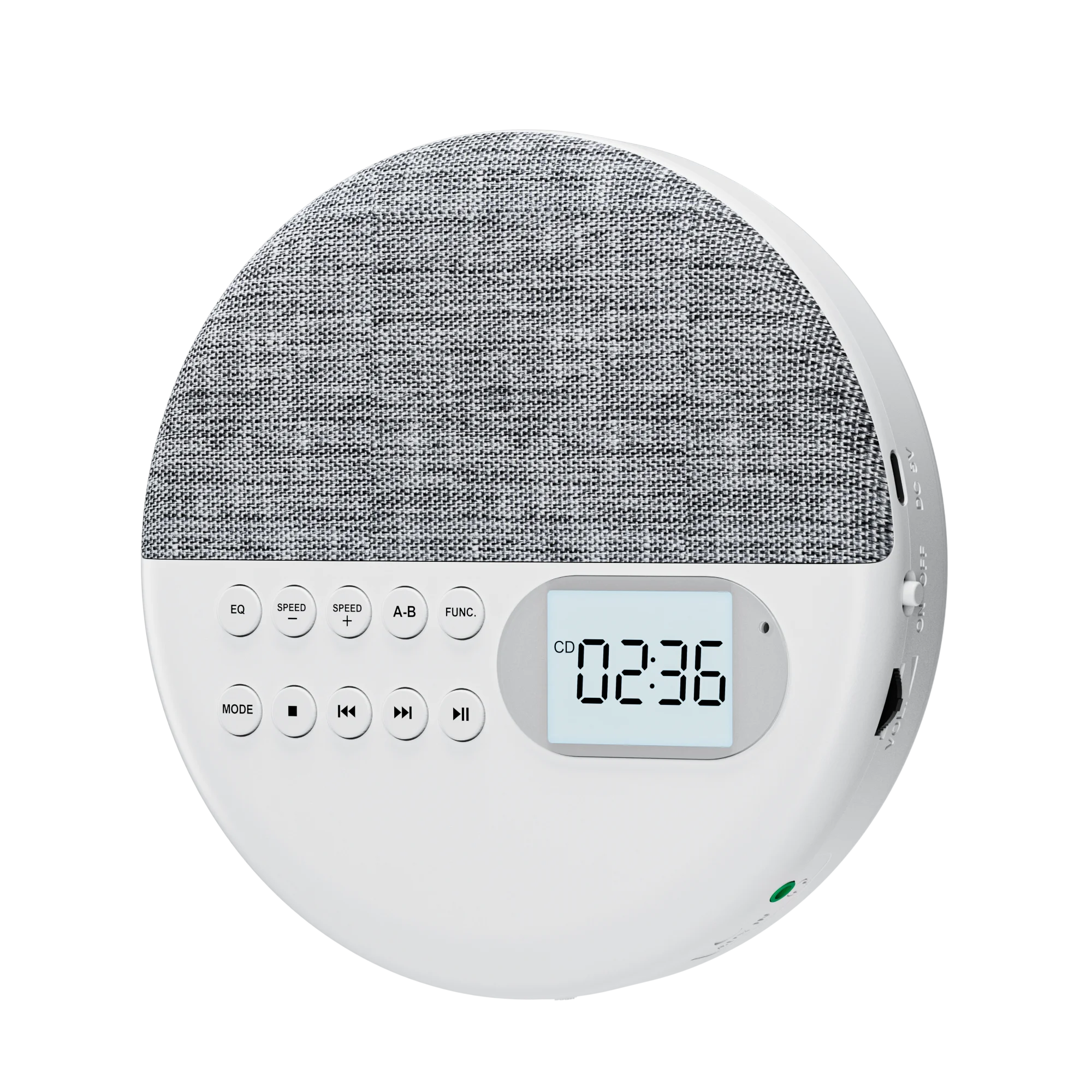 

Аудиоплеер Amazup — компактный и портативный, с поддержкой CD-плеера с наушниками и USB-интерфейсом, разработанный как минималистский MP3