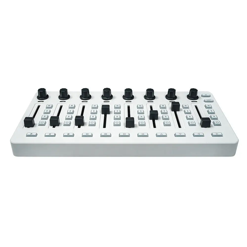 BT Connection Wireless MIDI Controller USB-C Interface Wireless Mixing Console Software Control 8 Encoder SMC-MIXER