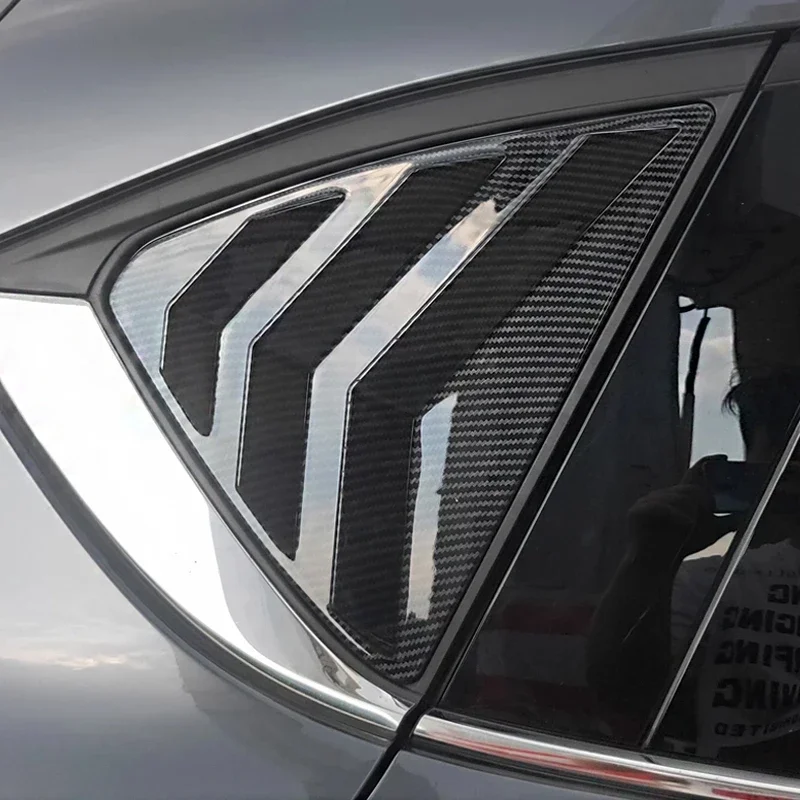 

Car Accessories Exterior Rear Quarter Side Window Louver Vent Cover Shutter Panel Trim Decoration For Mazda Cx-5 Cx5 2017-2022
