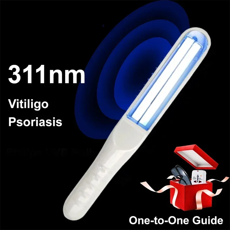 

Professional UVB 311nm Phototherapy Lamp for Skin Diseases Treatment at Home Safe Effective Narrowband Light Therapy Device254