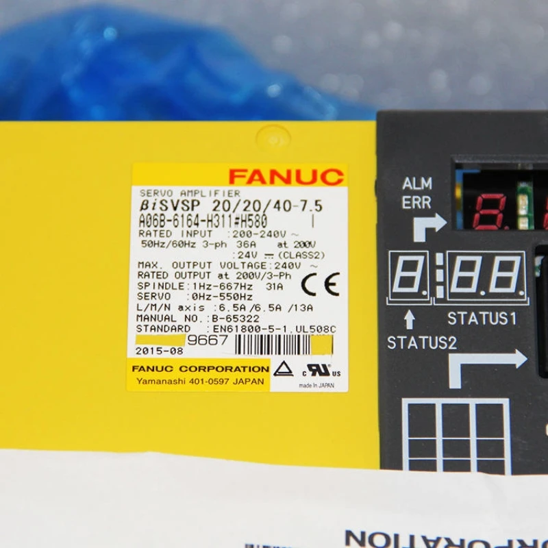 

Fanuc A06B-6164-H311 # Сервоусилитель H580, проверен, исправен, быстрая доставка