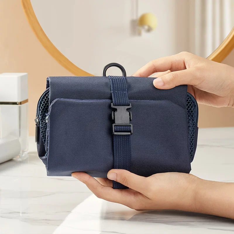 Nouveau sac de maquillage suspendu multifonctionnel Oxford organisateur de voyage sacs à cosmétiques nécessaire pour femmes trousse de maquillage trousse de toilette de lavage